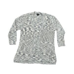 Torrid Plus Size 3 Multicolor Pullover Sweater Nylon Knit Open Front Long Sleeve